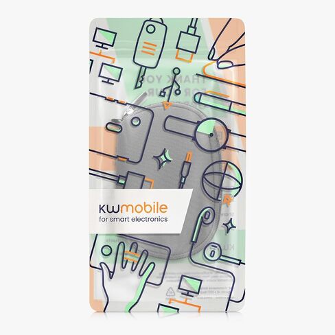 kwmobile Neoprene Case Compatible with Logitech MX Master 3 / Master 3S / Master 2S - Case for Mouse Soft Pouch Carry Bag - Dark Grey in Saudi Arabia