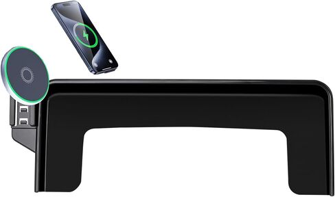 حامل هاتف السيارة لعام 2016-2019 مرسيدس بنز GLC/2015-2018 C-Class Accessories تنطبق على شاشة تعمل باللمس 7 بوصة 15W شاشة شاحنة لاسلكية سريعة in Kuwait