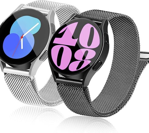 ygtiecs ناعمة ميلانيز ناعمة متوافقة مع Samsung Watch 7/6/5/4/4/FE ، و 20 مم مريح ، متوافق مع Galaxy Watch 7 Band/Watch 6 Band/Watch 6 Classic Band/Watch 4 Band 4 in Kuwait