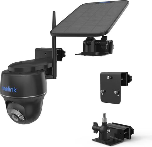 Gutter Bracket Mount for Reolink Argus PT 3MP/4MP/5MP/2K,Reolink Argus PT 4K/8MP, Reolink Go PT Ultra Camera and Solar Panel (1pack,Black) in Saudi Arabia