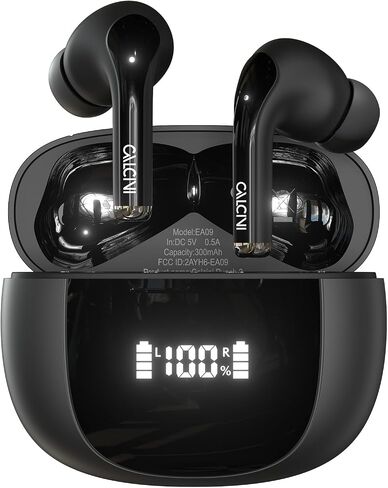 Wireless Earbuds, Bluetooth Headphones 5.3 with LED Power Display Charging Case,True Wireless Earphones Deep Bass Stereo Sound TWS Microphone, IP67Waterproof for Sleep Sport Workout Gam in Saudi Arabia