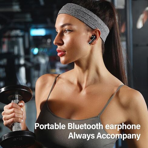 Wireless Earbuds, Bluetooth Headphones 5.3 with LED Power Display Charging Case,True Wireless Earphones Deep Bass Stereo Sound TWS Microphone, IP67Waterproof for Sleep Sport Workout Gam in Saudi Arabia