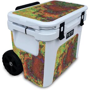 Cooler Skin Compatible with Yeti Roadie 32 Wheeled Cooler - Rust - Premium 3M Vinyl Protective Wrap Decal Cover - Easy to Apply | Crafted in The USA by MightySkins