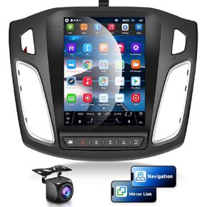 for Ford Focus 2012-2018 Android Car Stereo Radio 9.7 Inch HD Capactive Touchscreen Car Audio Support Mirror Link WiFi GPS Navigation Bluetooth FM/RDS Radio HD Backup Camera