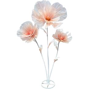 Giant Flower Decoration for Wedding Background, Party Decoration, Birthday Party, Photography Props, Shop Window Props, Banquet, Stage, Mall Display (Champagne)