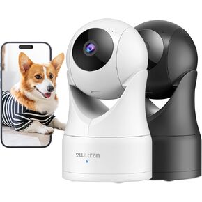 Bundle of Owltron 2.4GHz WiFi Indoor Security Camera Black & White