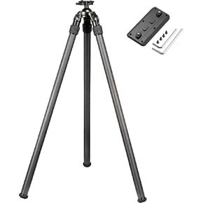 FANAUE Hunting Tripod Quick Release Plate Features Arca Swiss Dovetail Mount Carbon Fiber Tripod with Ball Head Adapter, MLok Arca Rail Tripod Mount Adapter Shooting Rifle Stand with Trigger System…