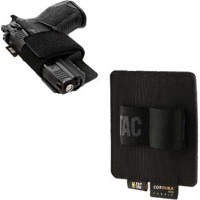 M-Tac Gun Holster for Concealed Carry Bundle with M-Tac Double Mag Pouch Hook Backed Magazine and Accessories Holder…