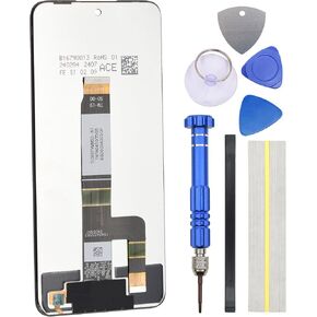 Black Full Screen Display Replacement for Xiaomi Redmi 13 Redmi 12 Redmi 12 5G with Dismantling Tool and Adhesive