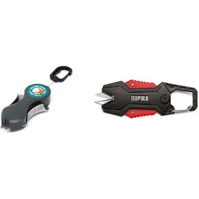 أداة Boomerang Tool Co Cut Original Snip Fishing Cutter مع 36 "Tether & Rapala قابلة للسحب مقص Multi