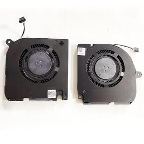 وحدة المعالجة المركزية لورقة LEAP FLESTY+استبدال مروحة تبريد GPU لـ Dell G7 7500 2020 نموذج CPU DC5V 00.41A MG80081V1-C010-S9A 00XPY2 GPU DC12V 0.54A MG75080V1-C010-S9A 08THFX
