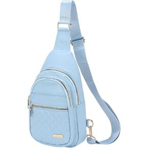 PU Leather Small Sling Bag Mini Crossbody Packpack - 7.9 "جيد للتنزه في السفر رياضة ركوب الدراجات - الوردي