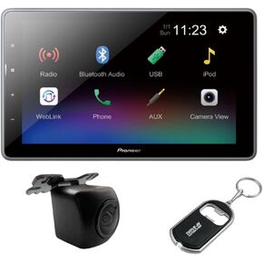Pioneer DMH-T450EX 9" Digital Multimedia Receiver with ND-BC010 Backup Camera - Enhanced in-Car Entertainment and Safety