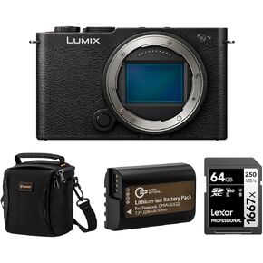 كاميرا Panasonic Lumix S9 بدون مرآة ، طائرة أسود