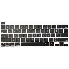 مفاتيح مفاتيح مفاتيح مفاتيح جديدة ، مجموعة كاملة من keycaps Qwerty متوافقة مع MacBook Pro 13.3 "Model A2338 M1 2020-2021 eMC 3578