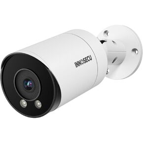 8MP AI PoE Camera, Outdoor Bullet Camera IP67 for Security Camera System, Smart Human &Vehicle Detection, 2.8mm Lens Wide Angle 110 °, Built-in Mic, Night Vision 100ft, INB8BR49E