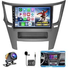 Android Car Stereo for Subaru Legacy Outback 2010 2011 2012 2013 2014 with CarPlay Android Auto 26UI 2GB+64GB