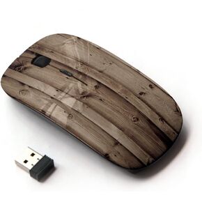 [ Optical 2.4G Wireless Mouse [ Retro Wood ]