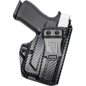 Tulster IWB Profile Kydex Holster in Right Hand fits: Glock 43 / 43X | TLR-6 Light-Bearing Inside The Waistband Appendix Concealed Carry