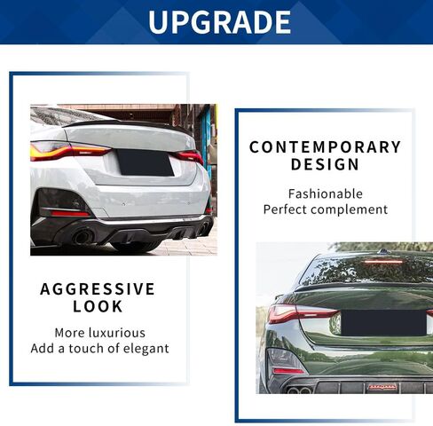 Carbon Fiber Pattern F32 Rear Spoiler PSM-Style Compatible with (2013-2020) 4-Series F32 Coupe in Kuwait