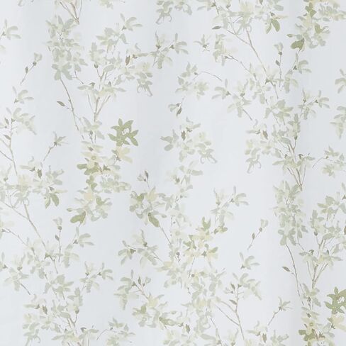 Laura Ashley Home - Cotton Pole Top Valance, Stylish & Lightweight Window Treatment for Home Decor (Charlotte Blue, 86" x 15") in Saudi Arabia