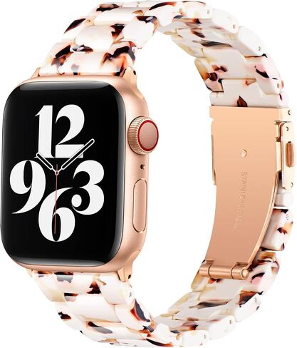 نطاقات راتنجات Bestig متوافقة مع Apple Watch Band 38mm 40mm 41mm 42mm 44mm 45mm 46mm 49mm النساء الرجال ، حزام مضاد للوزن للوزن لـ iWatch Ultra Se Series 10 9 8 7 5 4 3 2 1 in Kuwait