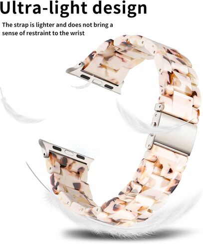نطاقات راتنجات Bestig متوافقة مع Apple Watch Band 38mm 40mm 41mm 42mm 44mm 45mm 46mm 49mm النساء الرجال ، حزام مضاد للوزن للوزن لـ iWatch Ultra Se Series 10 9 8 7 5 4 3 2 1 in Kuwait