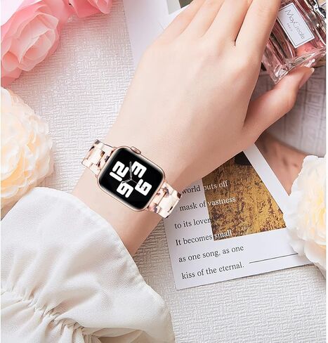 Bestig Resin Band Compatible with Apple Watch Bands for Women Men in Kuwait