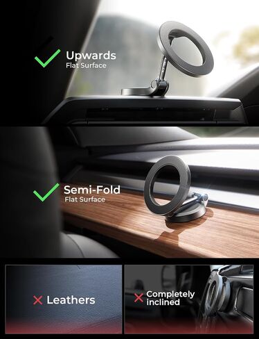 LISEN for MagSafe Magnetic Phone Holder Car Mount [20 Strong Magnets] Magnetic Phone Holder for Car, Hands Free iPhone Car Holder Dash Mount for Car Fit for iPhone 14 13 12 Pro Max Plus Mini, Pink in Saudi Arabia