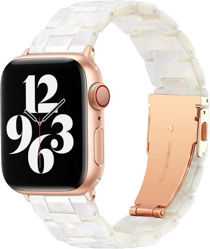 نطاقات راتنجات Bestig متوافقة مع Apple Watch Band 38mm 40mm 41mm 42mm 44mm 45mm 46mm 49mm النساء الرجال ، حزام مضاد للوزن للوزن لـ iWatch Ultra Se Series 10 9 8 7 5 4 3 2 1 in Kuwait