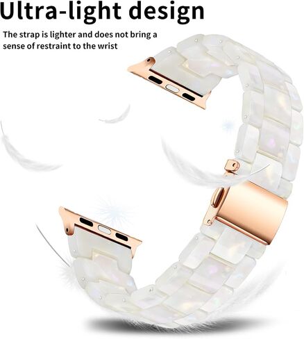 نطاقات راتنجات Bestig متوافقة مع Apple Watch Band 38mm 40mm 41mm 42mm 44mm 45mm 46mm 49mm النساء الرجال ، حزام مضاد للوزن للوزن لـ iWatch Ultra Se Series 10 9 8 7 5 4 3 2 1 in Kuwait
