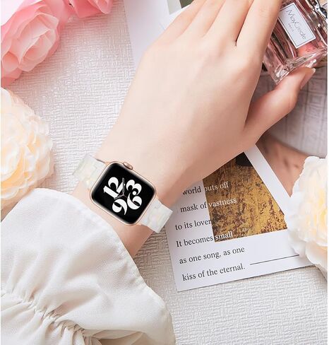 نطاقات راتنجات Bestig متوافقة مع Apple Watch Band 38mm 40mm 41mm 42mm 44mm 45mm 46mm 49mm النساء الرجال ، حزام مضاد للوزن للوزن لـ iWatch Ultra Se Series 10 9 8 7 5 4 3 2 1 in Kuwait