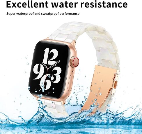 نطاقات راتنجات Bestig متوافقة مع Apple Watch Band 38mm 40mm 41mm 42mm 44mm 45mm 46mm 49mm النساء الرجال ، حزام مضاد للوزن للوزن لـ iWatch Ultra Se Series 10 9 8 7 5 4 3 2 1 in Kuwait