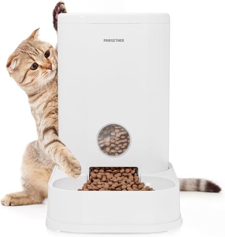 PAWGETHER® Gravity Automatic Pet Water Dispenser with Filter for Cats and Small Dogs 1 Gallon/3.5L Auto Pet Waterer Dog Water Dispenser, Easy to Fill in Kuwait