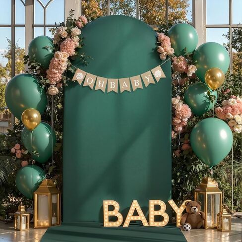 6.6FT Yellow Wedding Arch Backdrop Cover Spandex Fitted Arch Covers Stretchy Backdrop Round Top Chiara Backdrop Cover for Birthday Party Ceremony Banquet Decoration in Saudi Arabia