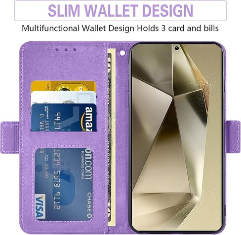 حالة الهاتف ASUWISH لـ Samsung Galaxy S24 Ultra 5G مع واقي شاشة زجاجي مقسّرات وجلد من جلد الزهرة ، غطاء الائتمان ، ملحقات خلية بطاقة الائتمان S24ULTRA 24S S 24 24ULTRA النساء الرمادي in Kuwait