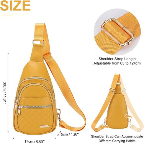 PU Leather Small Sling Bag Mini Crossbody Packpack - 7.9 "جيد للتنزه في السفر رياضة ركوب الدراجات - الوردي in Saudi Arabia