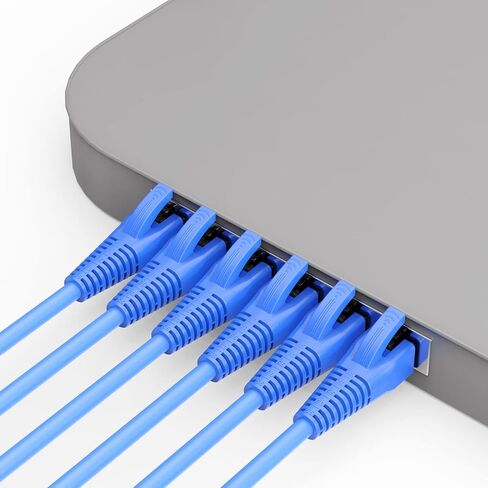 RJ45 Coupler Ethernet Coupler, in Line Coupler for Cat7/Cat6/Cat5e/Cat5 Ethernet Cable Extender Adapter Female to Female (6 Pack(2 Black + 2 White + 2Transparent) in Saudi Arabia