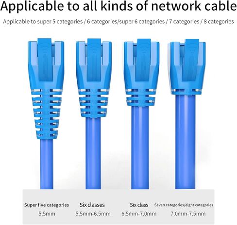 RJ45 Coupler Ethernet Coupler, in Line Coupler for Cat7/Cat6/Cat5e/Cat5 Ethernet Cable Extender Adapter Female to Female (6 Pack(2 Black + 2 White + 2Transparent) in Saudi Arabia