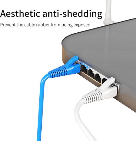 RJ45 Coupler Ethernet Coupler, in Line Coupler for Cat7/Cat6/Cat5e/Cat5 Ethernet Cable Extender Adapter Female to Female (6 Pack(2 Black + 2 White + 2Transparent) in Saudi Arabia