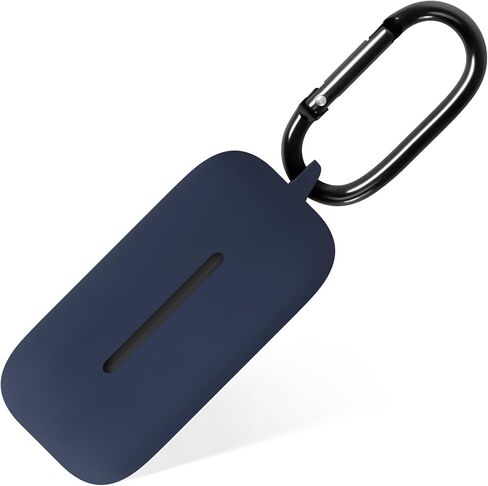 علبة سيليكون مرنة Geiomoo Soft for Sony WF-C510 ، غطاء واقي مقاوم للخدش مع Carabiner (Navy Blue) in Kuwait