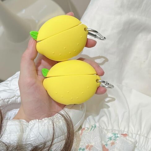 حالة لطيفة لـ AirPods Pro/Pro 2 Gen ، غطاء الحماية من السيليكون المضحكة مع سلسلة مفاتيح مضادة للاضادة (Crab) in Kuwait