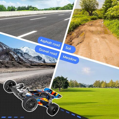 Preglued 12mm Hex Wheel Rims Rubber Tires with Foam Inserts OD 86mm/3.38" for Traxxas Bandit WLtoys 144001 Redcat 1/10 RC Off-Road Buggy Car, Set of 4 (Color C) in Kuwait