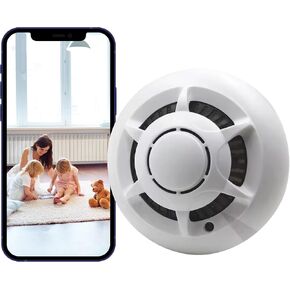Hidden Camera Smoke Detector，1080P Camera with Night Vision,Motion Detection for Indoor Home,Business for Home,Business, Baby Monitor﻿