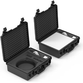 Starlink Mini Case, Waterproof Hard Case, Travel Carrying Case with Molded Foam for Starlink Mini and Accessories,RV Travel & Outdoor Camping, Lockable,dustproof, Shockproof,Portable