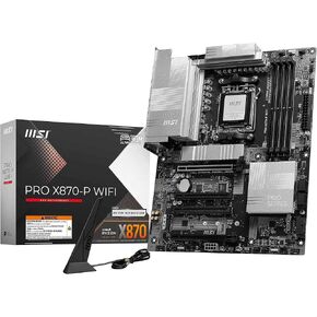 MSI PRO X870-P WiFi AM5 DDR5 8200MHZ(OC) 3X M.2 USB4 HDMI 5G LAN WiFi 7 RGB ATX