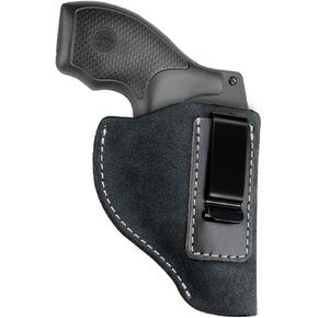 IWB Leather Holster,Suede Leather Revolver Holster,Fits Most .38 Special & J Frame Revolvers Including Ruger LCR,Taurus,Charter,S&W