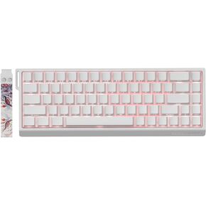 Hyekit x FGG MADLIONS MAD 68 HE RGB PRO 60% Wired Magnetic Switch Gaming Keyboard with Adjustable Actuation, 8K Hz Polling Rate, Rapid Trigger Mode, Hall Effect Switches, for PC/Mac, White
