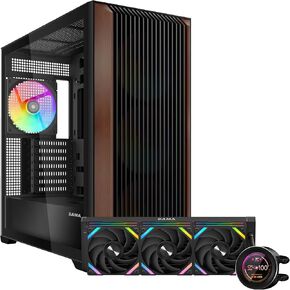 SAMA Z60 Genuine Walnut Wood PC Case & SAMA Q60 CPU AIO Water Cooler