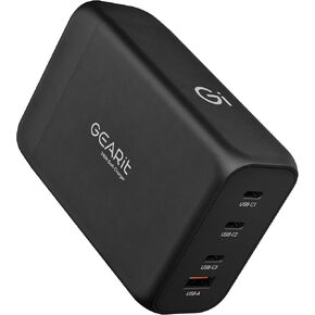 GEARit 240W USB C Charger Block - Fast Charging 4-Port GaN Wall Charger with PD 3.1 & PPS for Apple, Samsung, Dell XPS, MacBook Air/Pro, iPhone, iPad, Google Pixel - Multi Port Fast Charger USB Type C